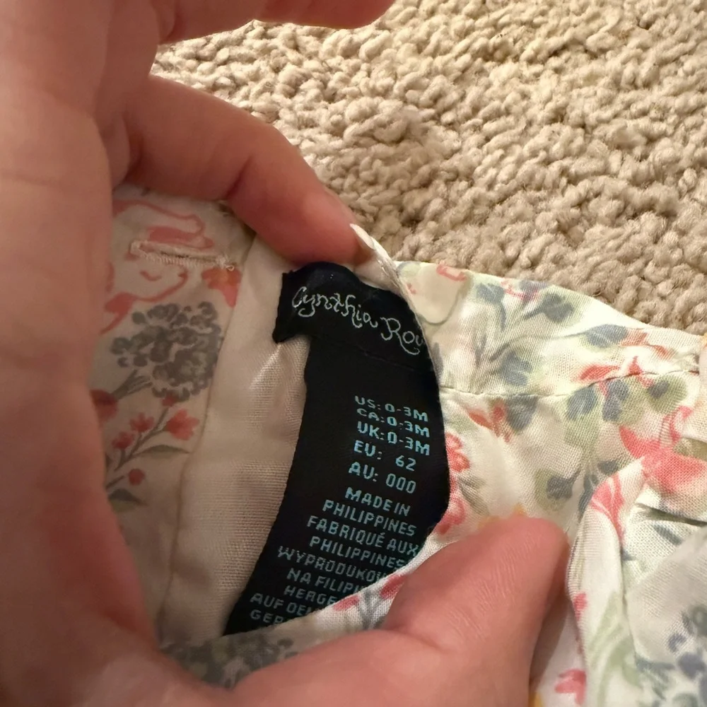Stitches Floral and Teal Diaper Cover Set